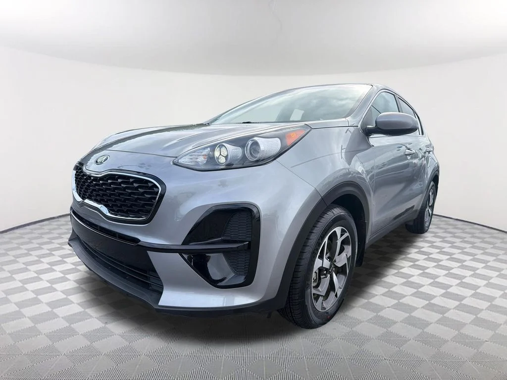 Used 2021 Gray Kia LX image 1