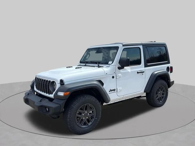 New 2026 Bright White Clear-Coat Exterior Paint Jeep Sport S image 8