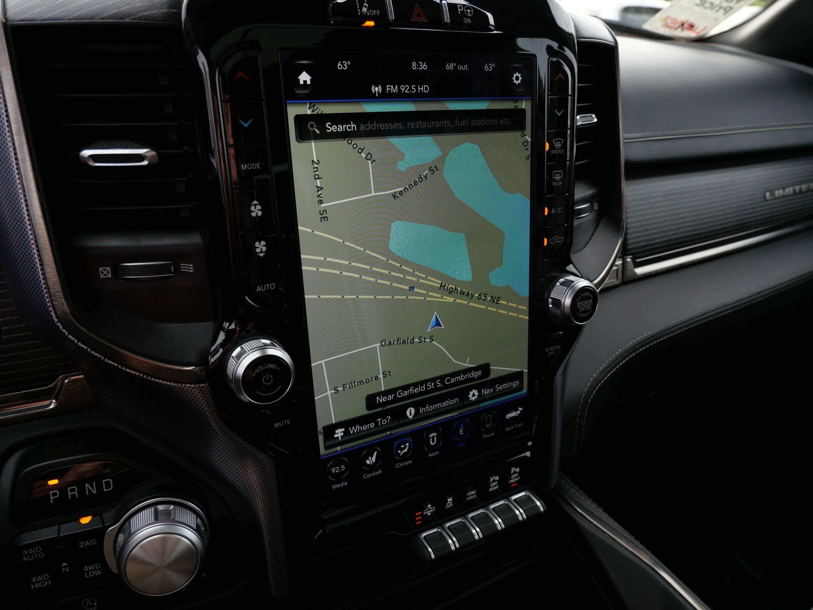 Used 2020 Diamond Black Crystal Pearlcoat Ram Limited image 42