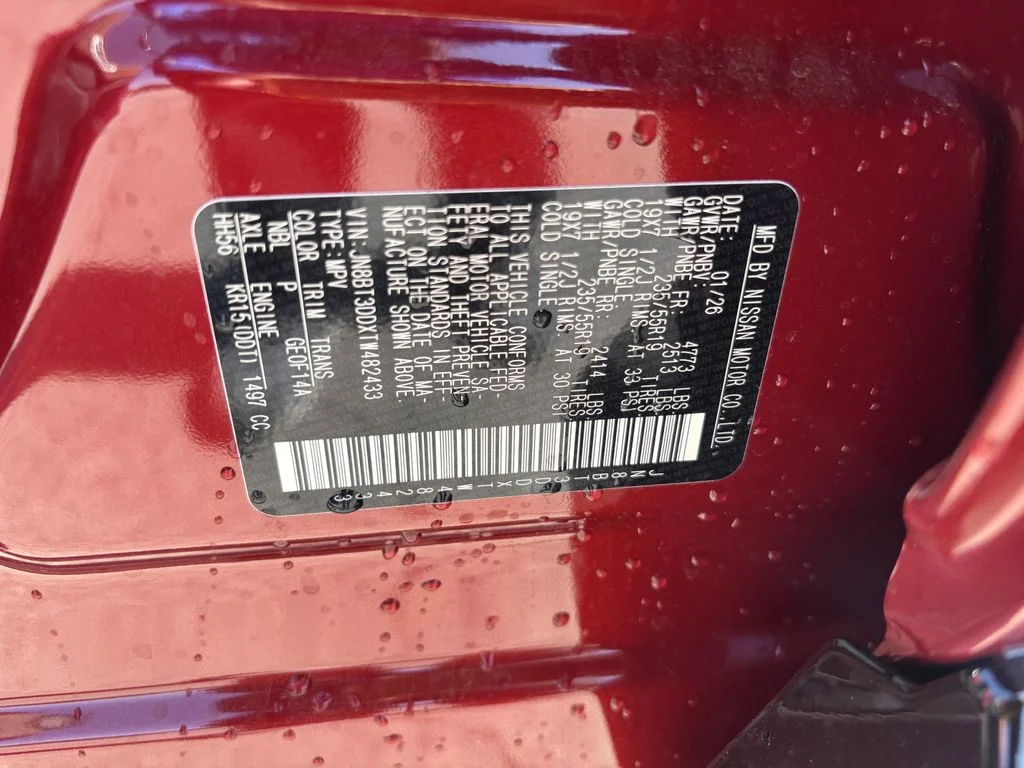 New 2026 Scarlet Ember Tintcoat Nissan Platinum image 26