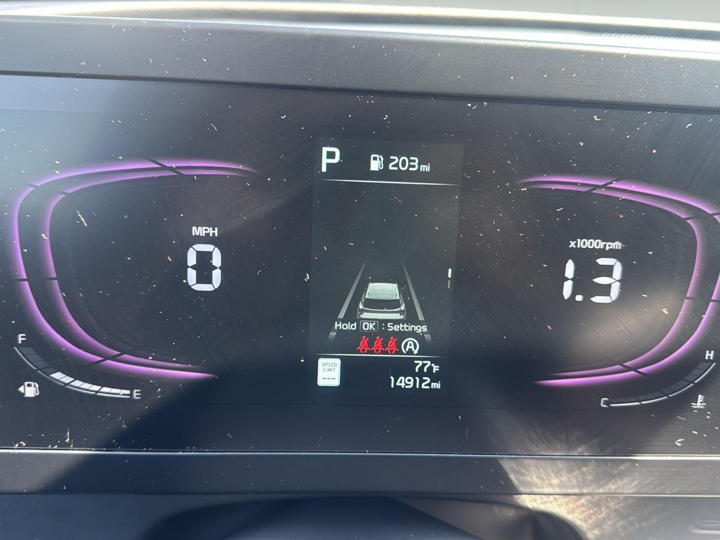 Used 2024 Fusion Black Kia LX image 9
