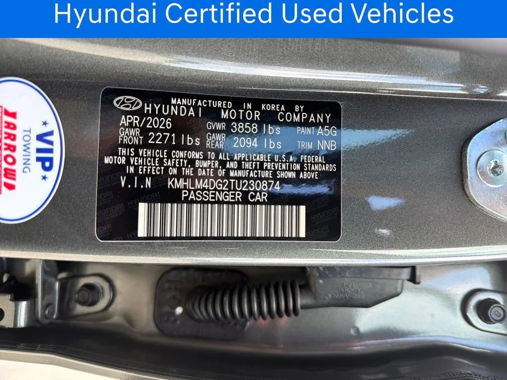 Certified Pre-Owned 2026 Hyundai Elantra SEL Sport