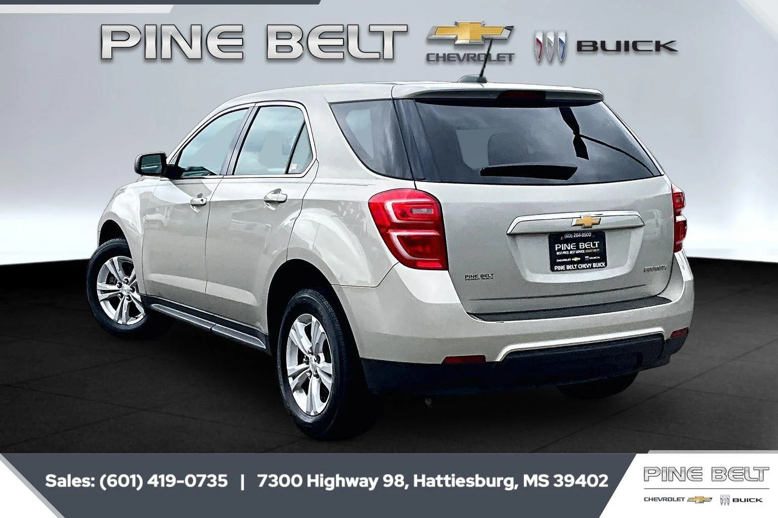 Used 2016 Chevrolet Equinox LS with VIN 2GNALBEKXG1155727 for sale in Hattiesburg, MS