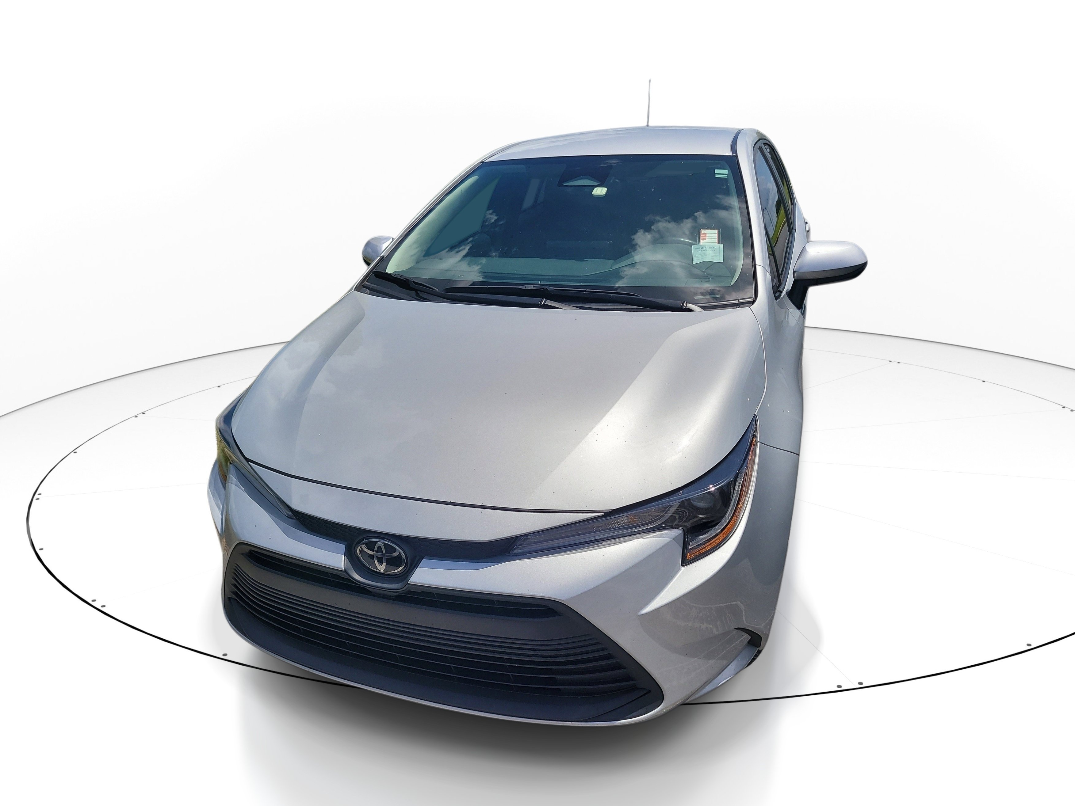 Used 2024 Classic Silver Metallic Toyota LE image 2