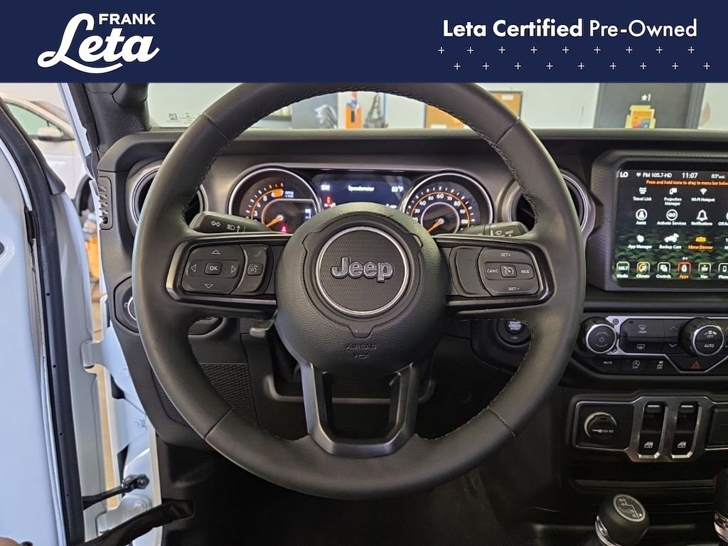 Used 2023 Bright White Clearcoat Jeep  image 13