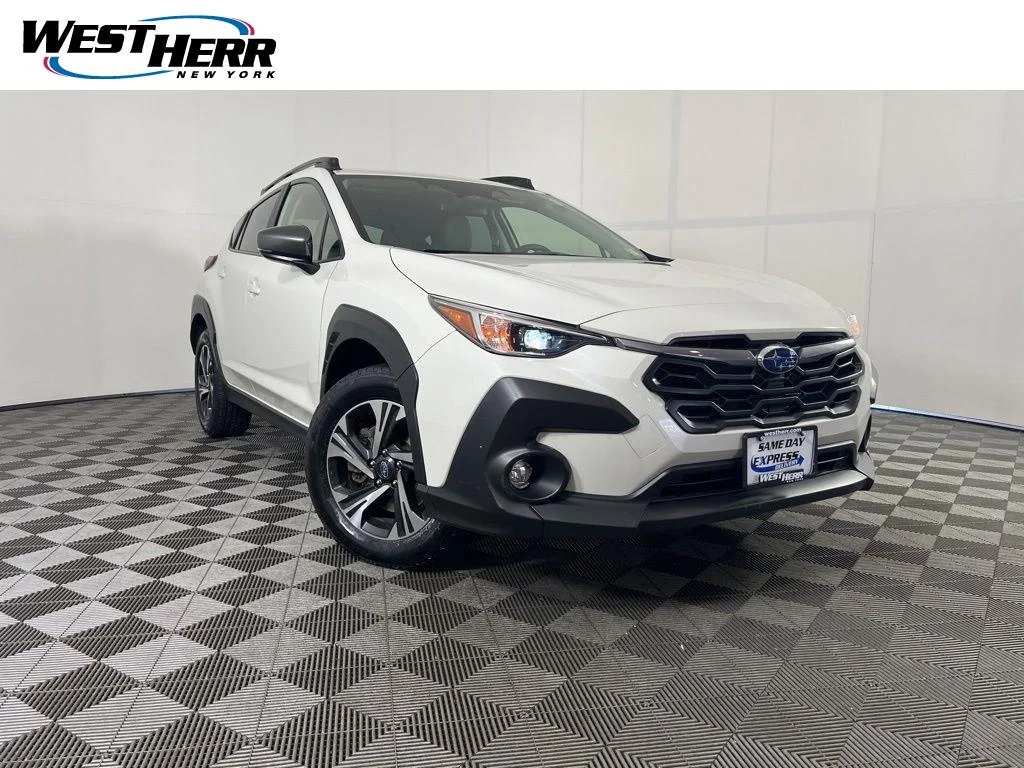 Used 2024 Crystal White Pearl Subaru Premium image 1