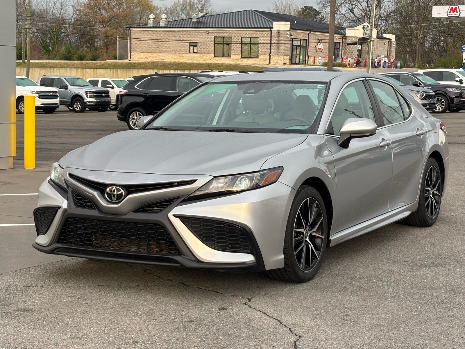 Used 2021 Toyota Camry SE with VIN 4T1G11AK3MU412036 for sale in Calhoun, GA