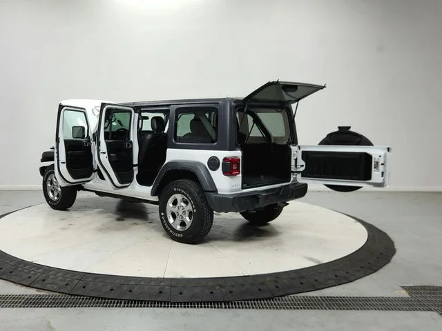 Used 2021 White Jeep Unlimited Sport image 14