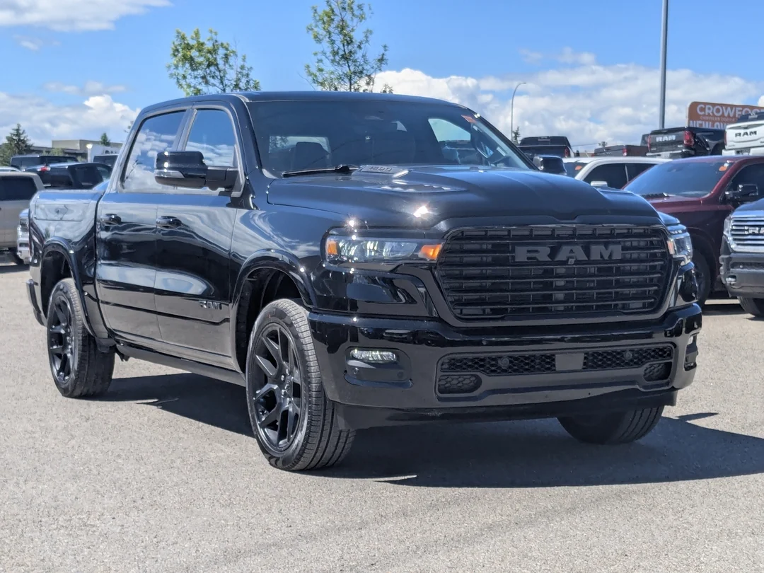 Used 2026 Black RAM Laramie - - 4x4 - Night Edition - Laramie Level II - Dual Pane Sunroof - Power Boards & More! image 2