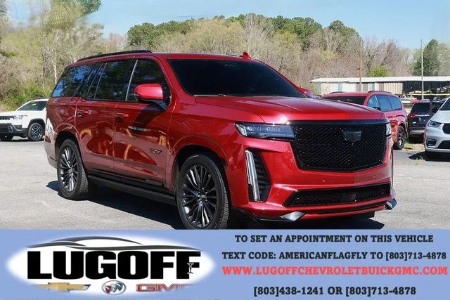 Used 2023 Red Cadillac V-Series image 1