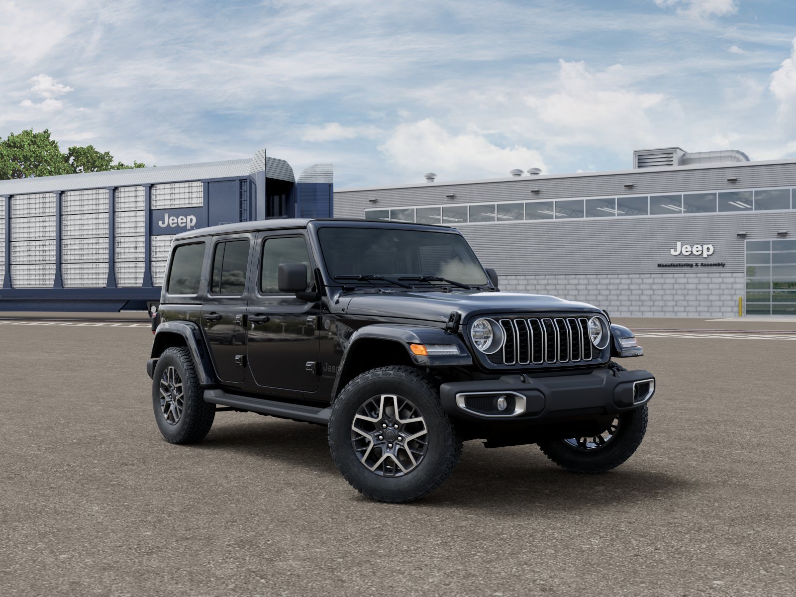 New 2026 Black Clear-Coat Exterior Paint Jeep Sahara image 3