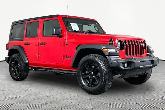 Used 2022 Red Jeep Unlimited Sport Altitude image 3
