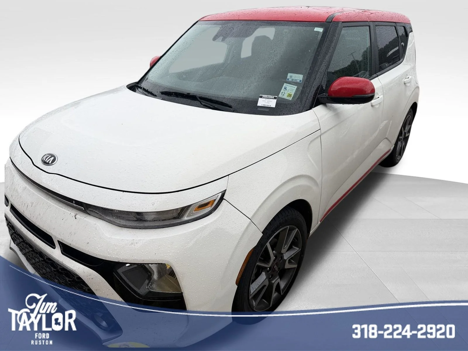 Used 2020 Clear White / Red Roof Kia GT-Line image 1