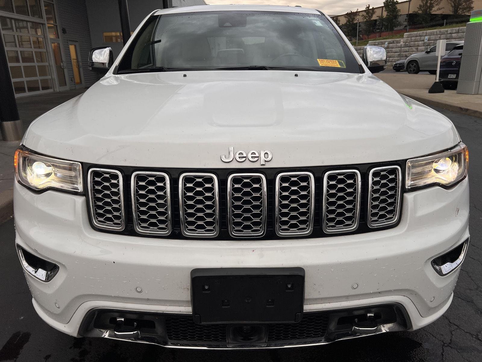 Used 2021 Bright White Clearcoat Jeep Overland image 8