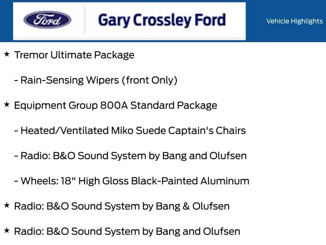 New 2026 Star White Metallic Tri-Coat Ford Tremor® image 12