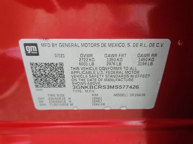 Used 2021 CHERRY RED TINTCOAT Chevrolet LT image 30