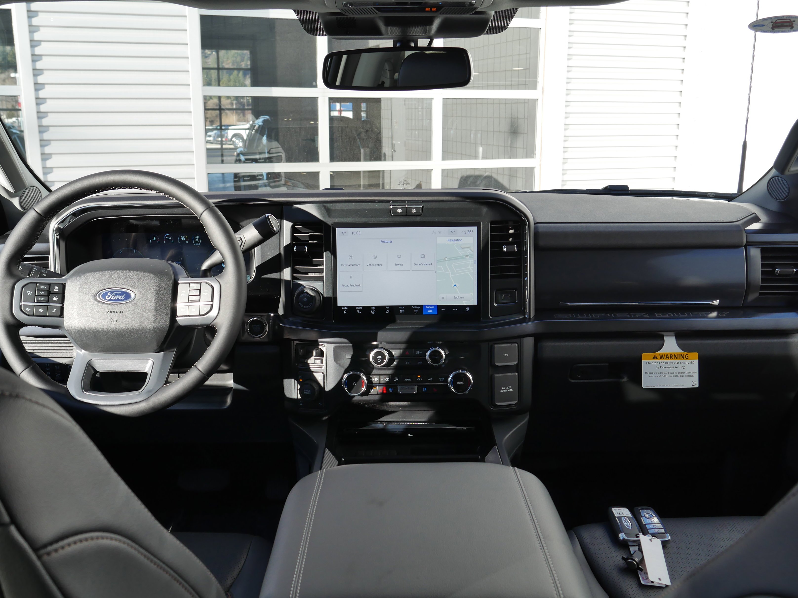 New 2026 Star White Metallic Tri-Coat Ford F-350® Lariat® image 10