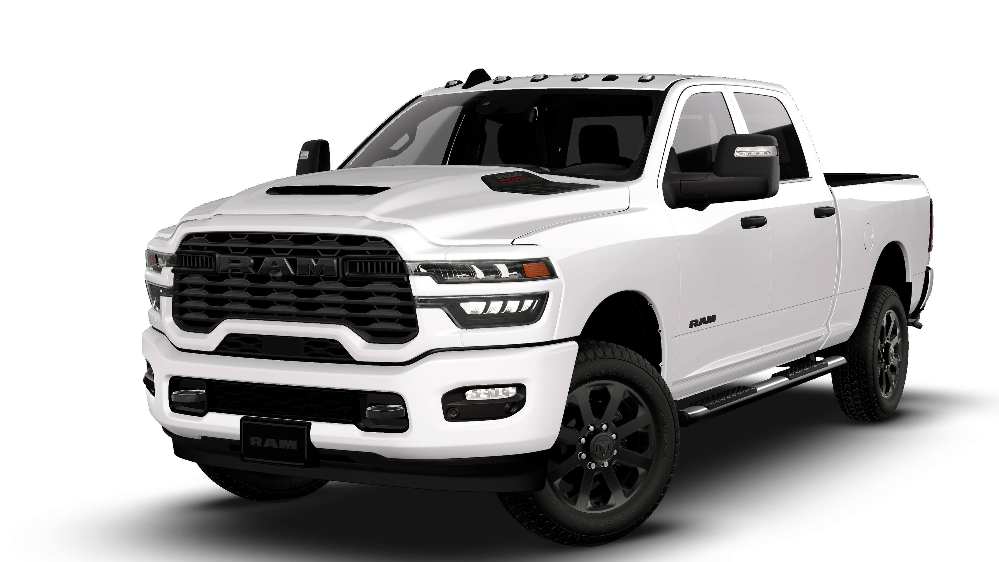 New 2026 Bright White Clear-Coat Exterior Paint RAM Black Express image 13
