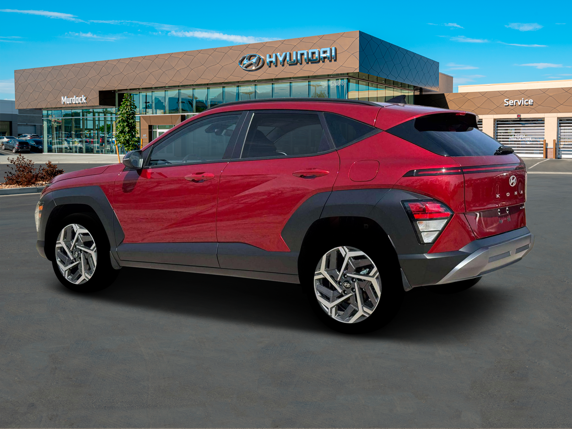 New 2026 Ultimate Red Metallic Hyundai SEL Premium AWD image 4