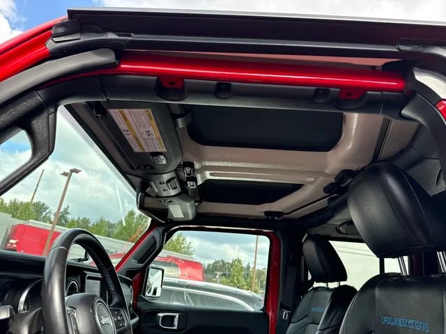Used 2022 Firecracker Red Clearcoat Jeep Unlimited Rubicon 4xe image 27