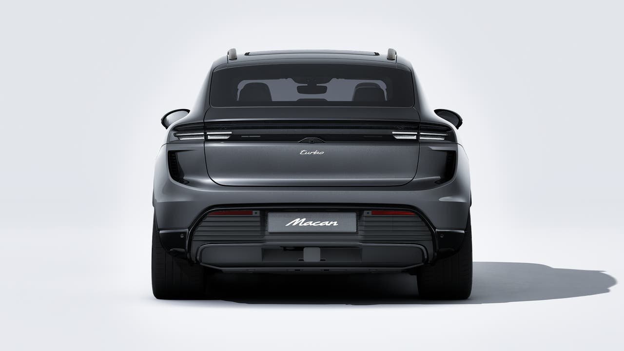 New 2026 Volcano Grey Metallic Porsche Turbo Electric image 7