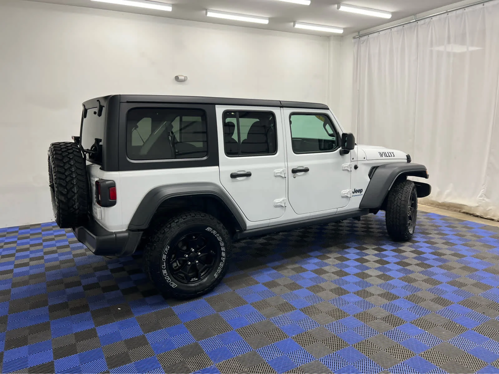 Used 2023 Bright White Clearcoat Jeep  image 11