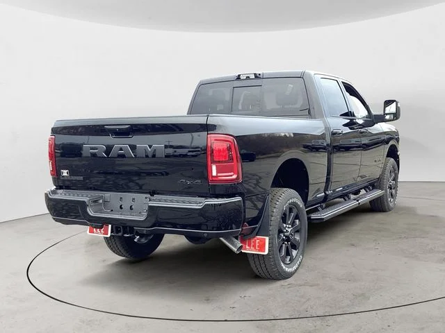 New 2026 Diamond Black Crystal Pearlcoat Ram LARAMIE CREW CAB 4X4 6