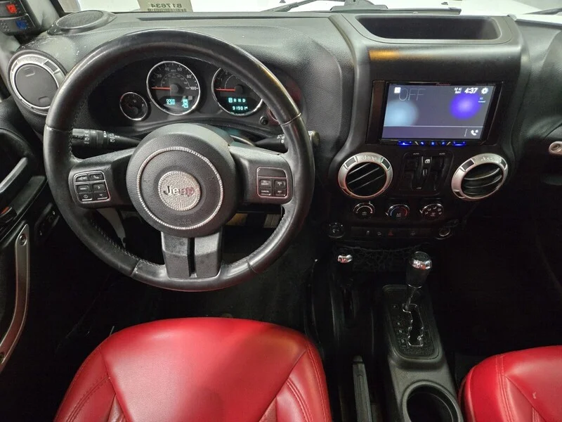 Used 2017 Bright White Clearcoat Jeep Sahara image 9