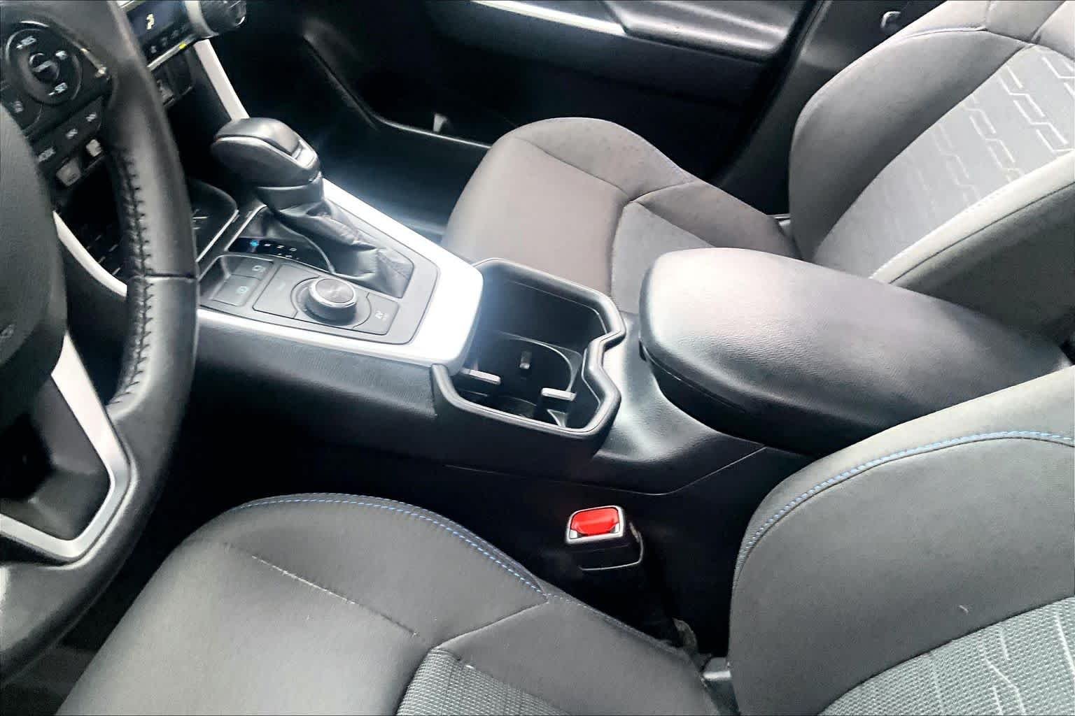 Used 2025 Midnight Black Metallic Toyota Hybrid SE image 14