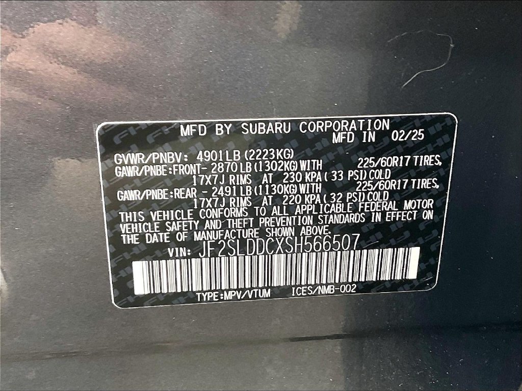 Used 2025 Gray Metallic Subaru Premium image 32