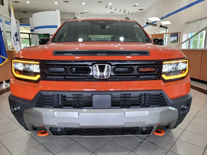 New 2026 Sunset Orange Honda TRAILSPORT AWD image 2