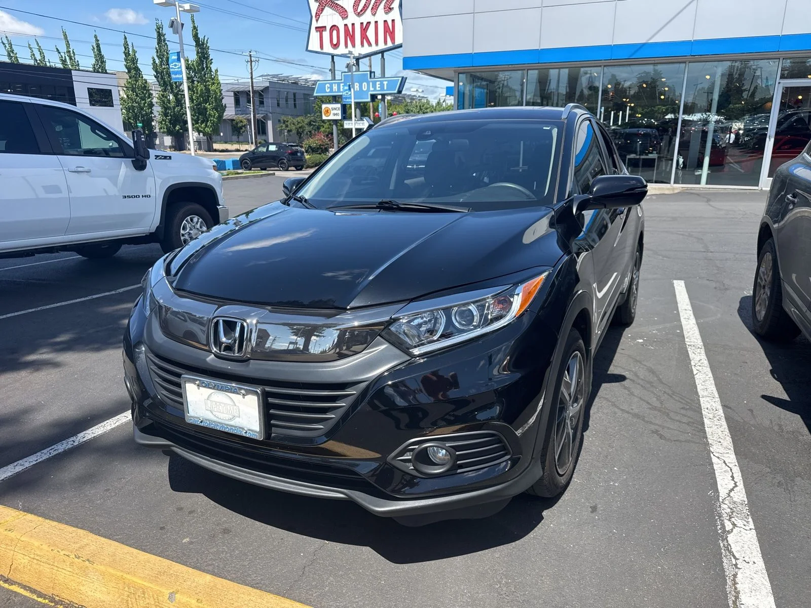 Used 2022 Black Honda EX image 1