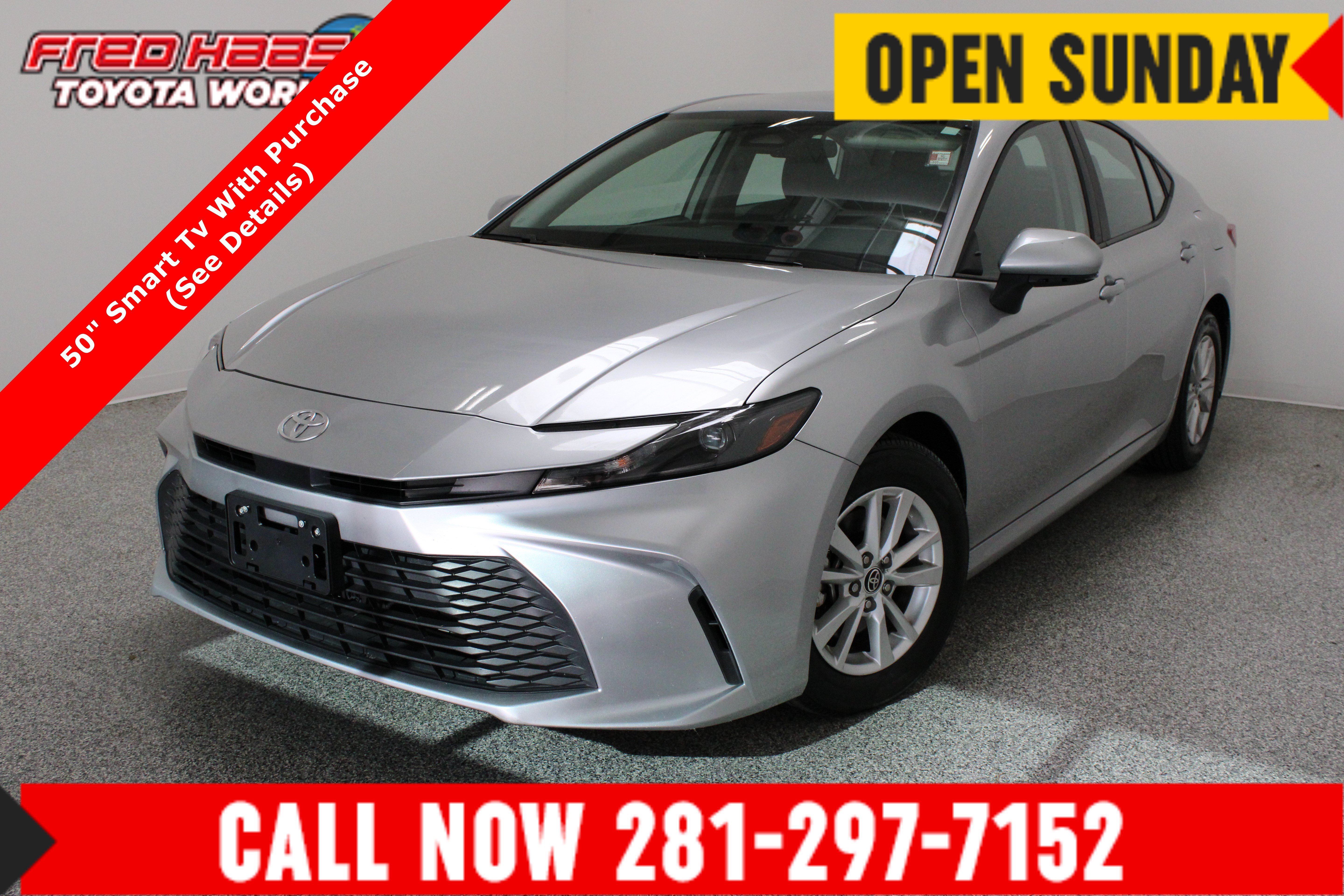 Used 2025 Silver Toyota LE 2.5L/Electric image 1