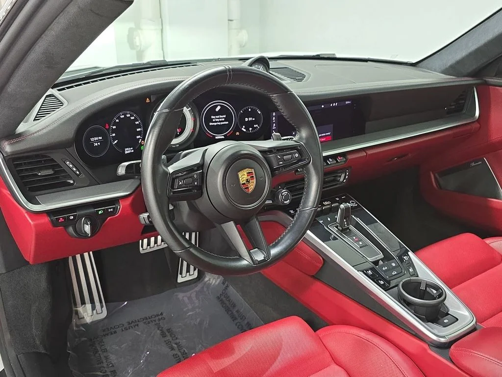Certified Used 2021 White Porsche Turbo S image 4