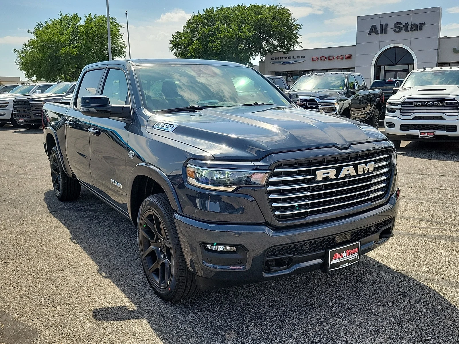New 2026 Forged Blue Ram LARAMIE CREW CAB 4X4 5