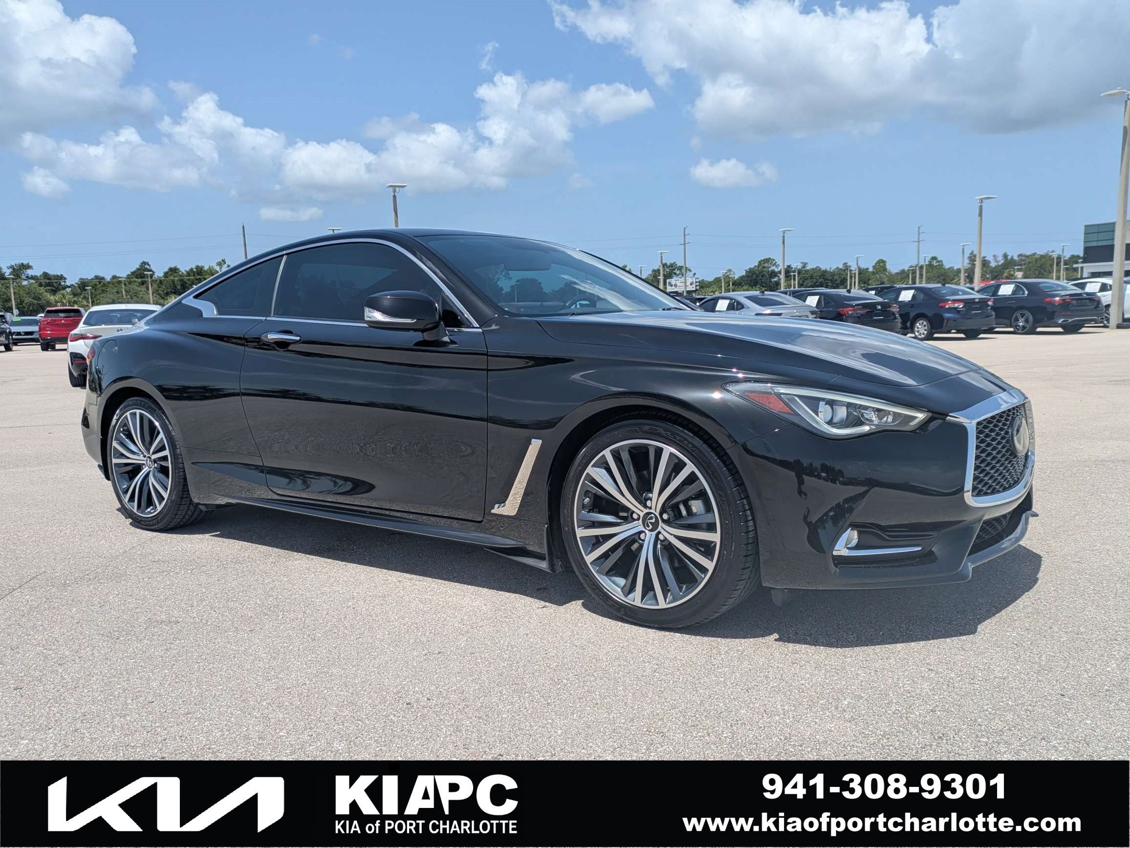 Used 2022 Black Obsidian INFINITI PURE image 1