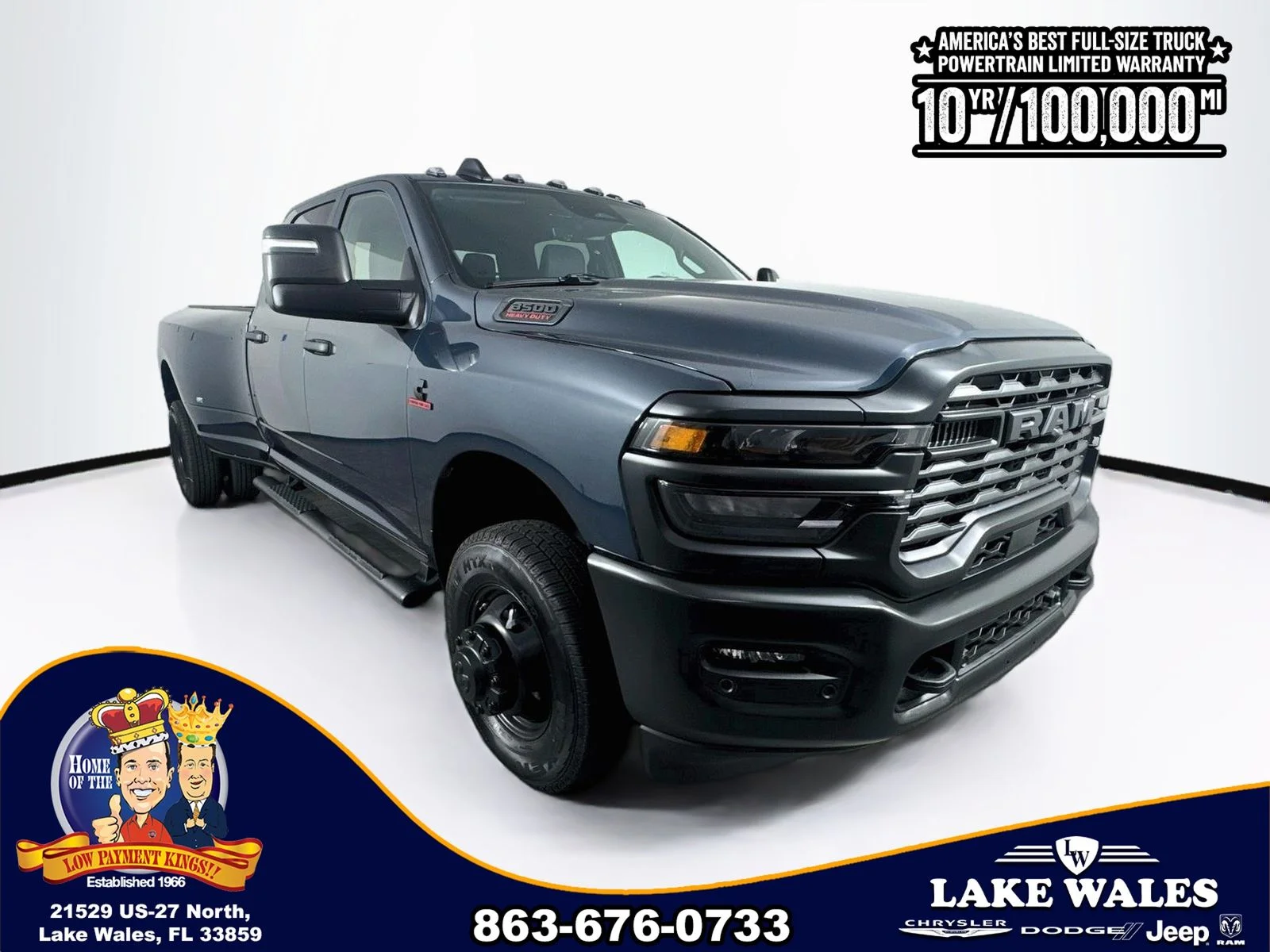 New 2026 Forged Blue Metallic Exterior Paint RAM TRADESMAN image 1