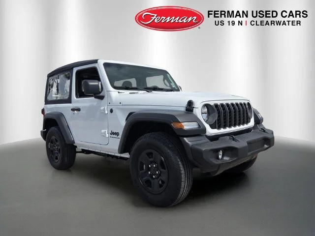 Certified Used 2026 White Jeep Sport image 1