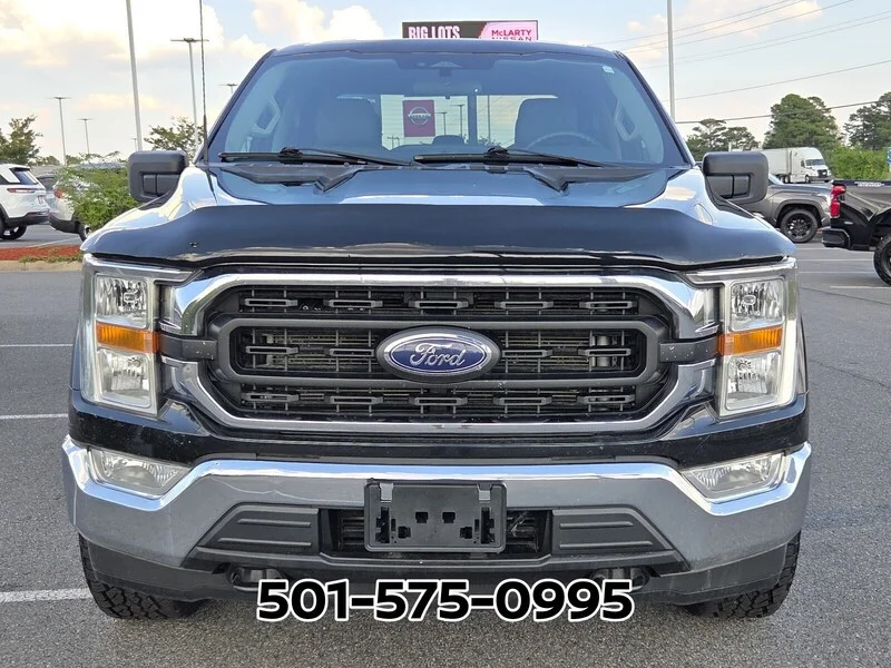 Used 2022 Agate Black Metallic FORD XLT 4WD SUPERCREW 5.5