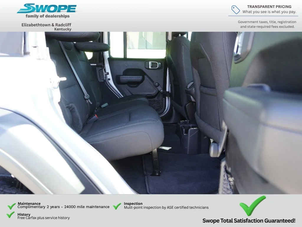 Used 2022 Silver Zynith Clearcoat Jeep Unlimited Sport image 9
