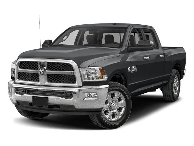 Used 2017 Granite Crystal Metallic Clearcoat Ram Big Horn image 1