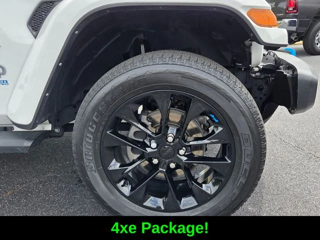 Certified Used 2022 White Jeep Unlimited Sahara 4xe image 9