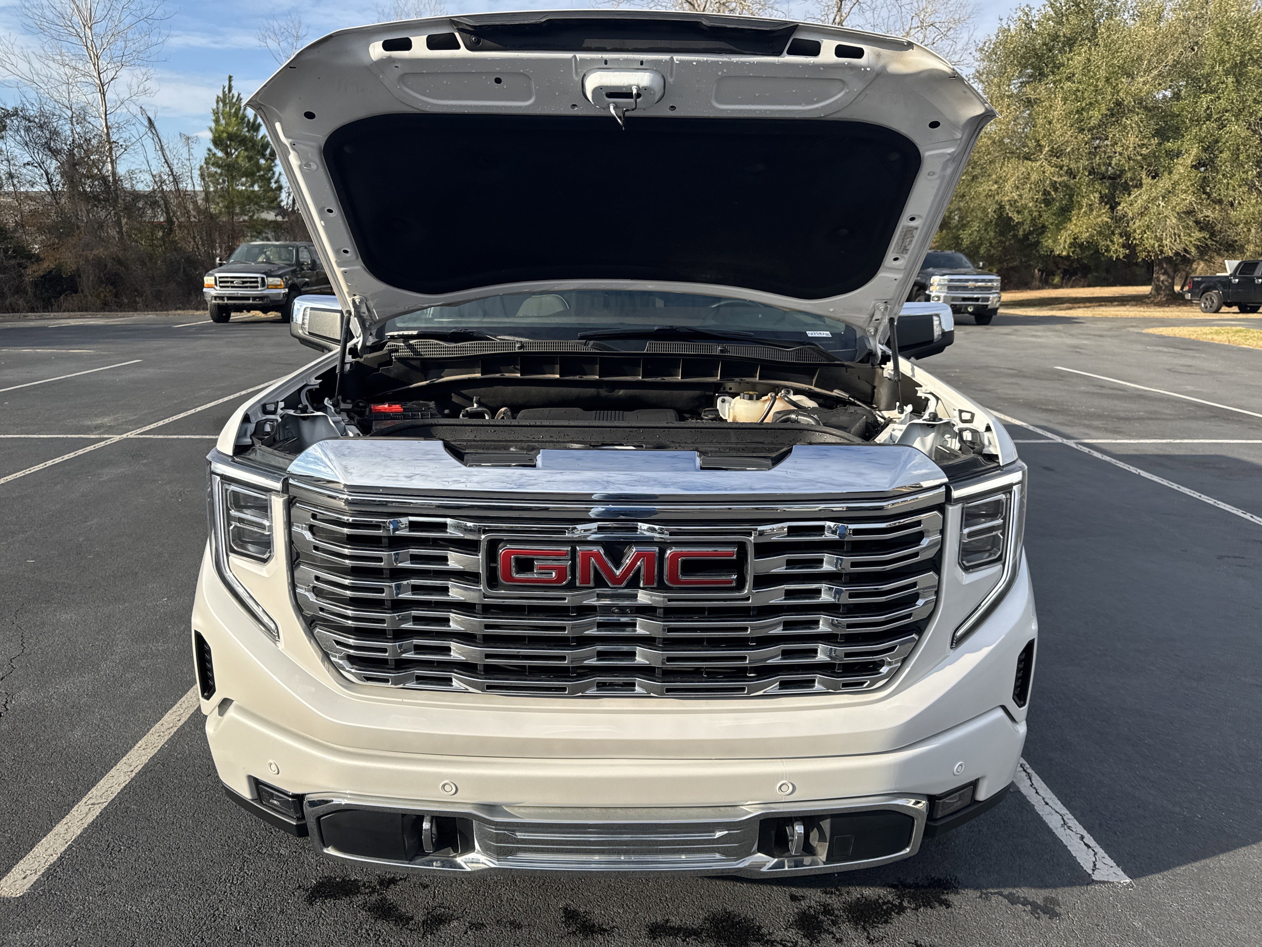 Used 2025 White Frost Tricoat GMC Denali image 38