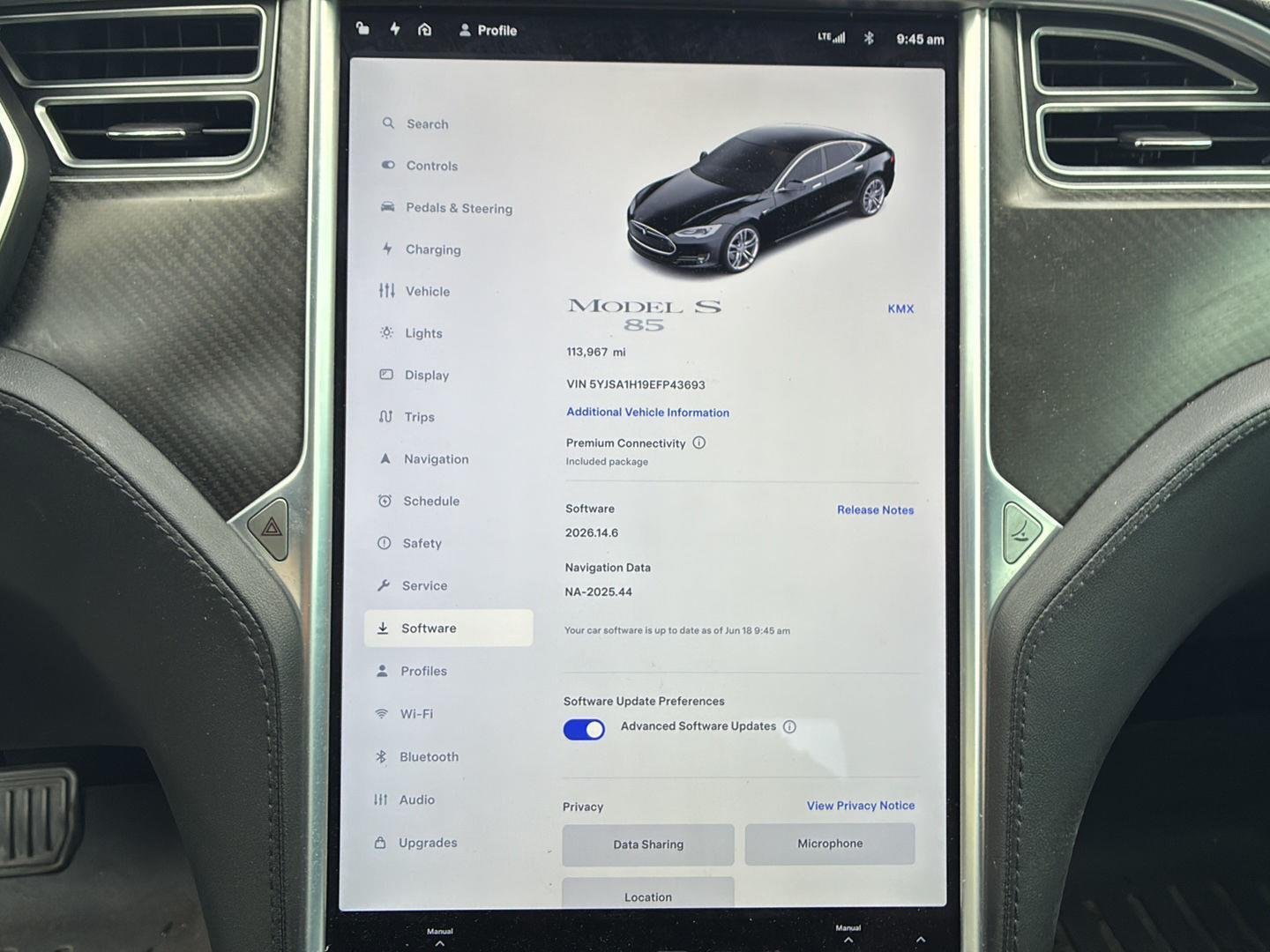 Used 2014 Tesla Model S S with VIN 5YJSA1H19EFP43693 for sale in Kansas City, KS