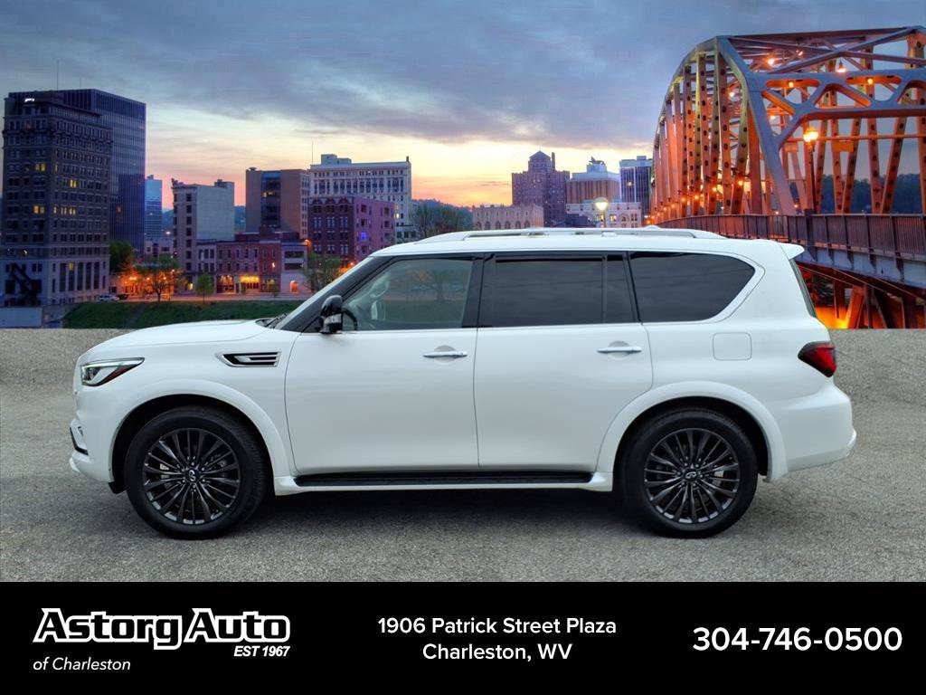 Used 2022 Moonstone White INFINITI PREMIUM SELECT image 6