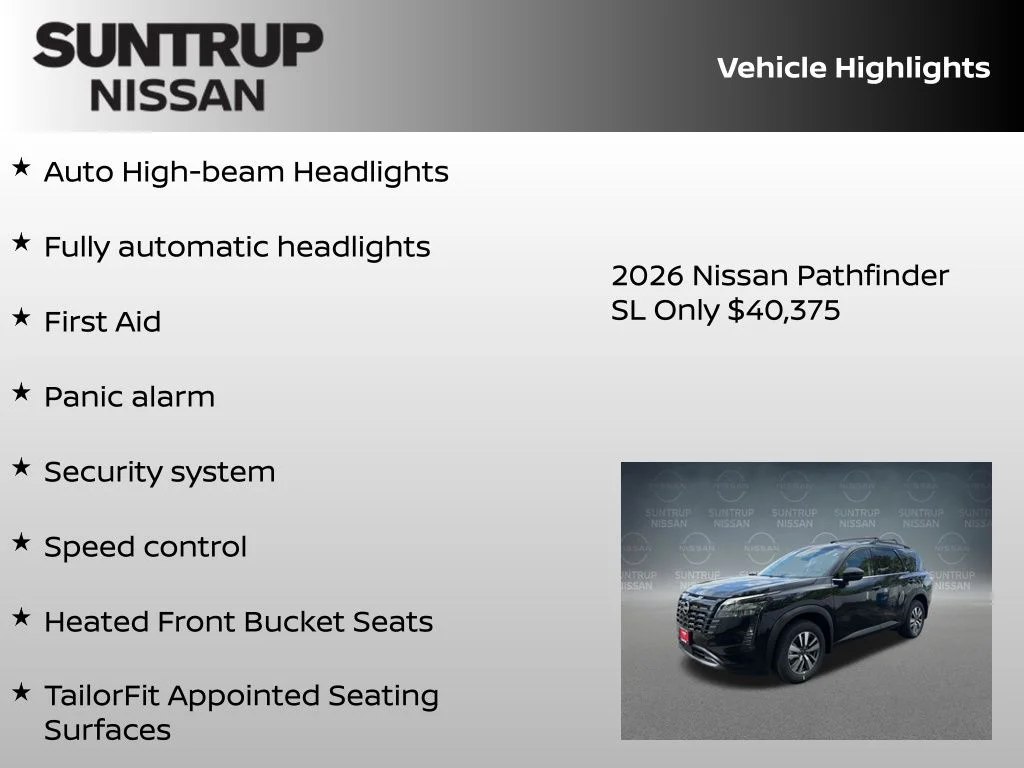 New 2026 Black Nissan SL image 30