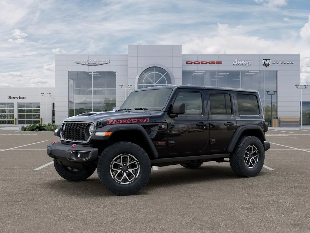 New 2026 Black Clearcoat Jeep Rubicon image 2