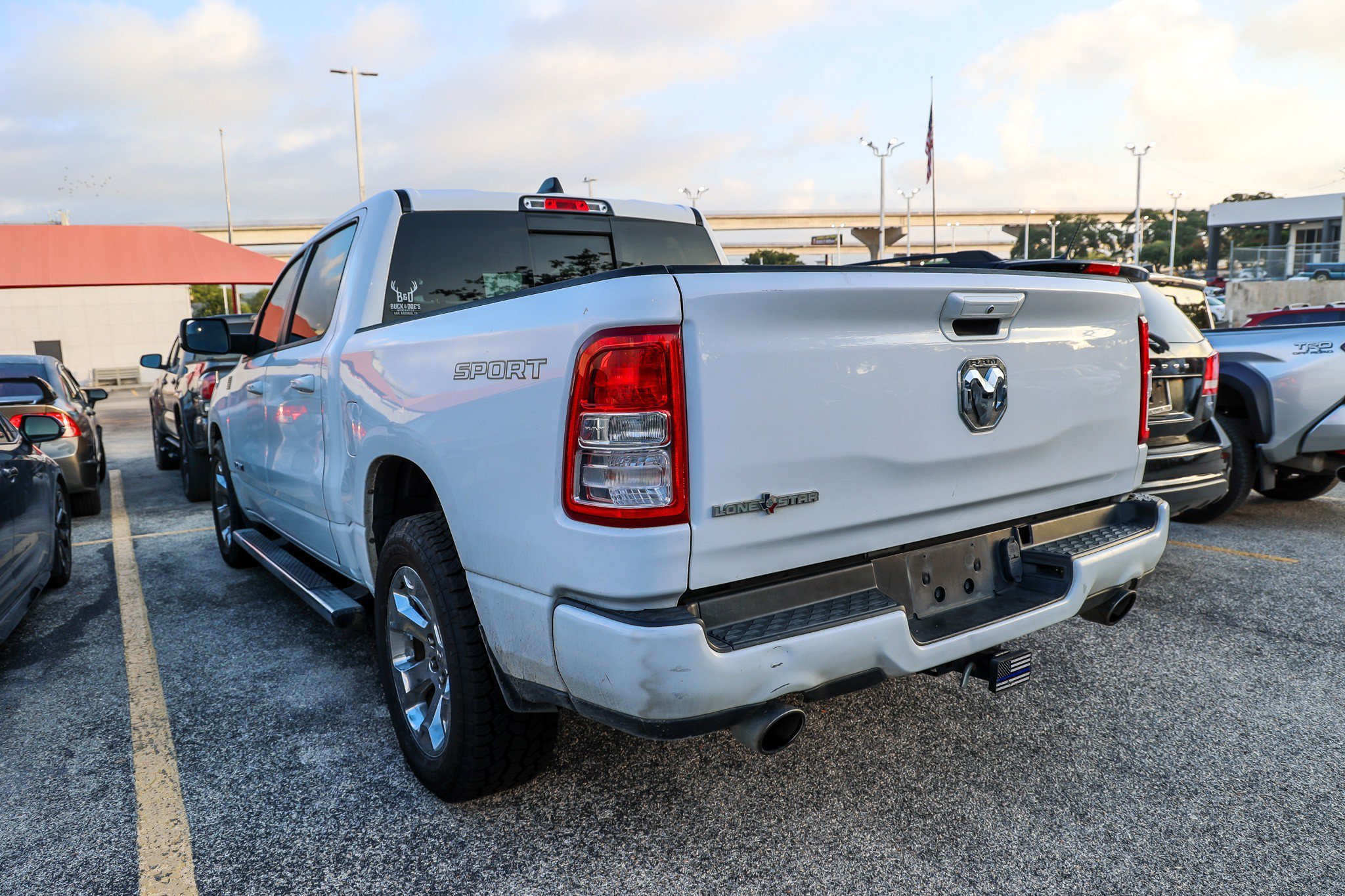 Used 2020 Bright White Clearcoat Ram Lone Star image 7