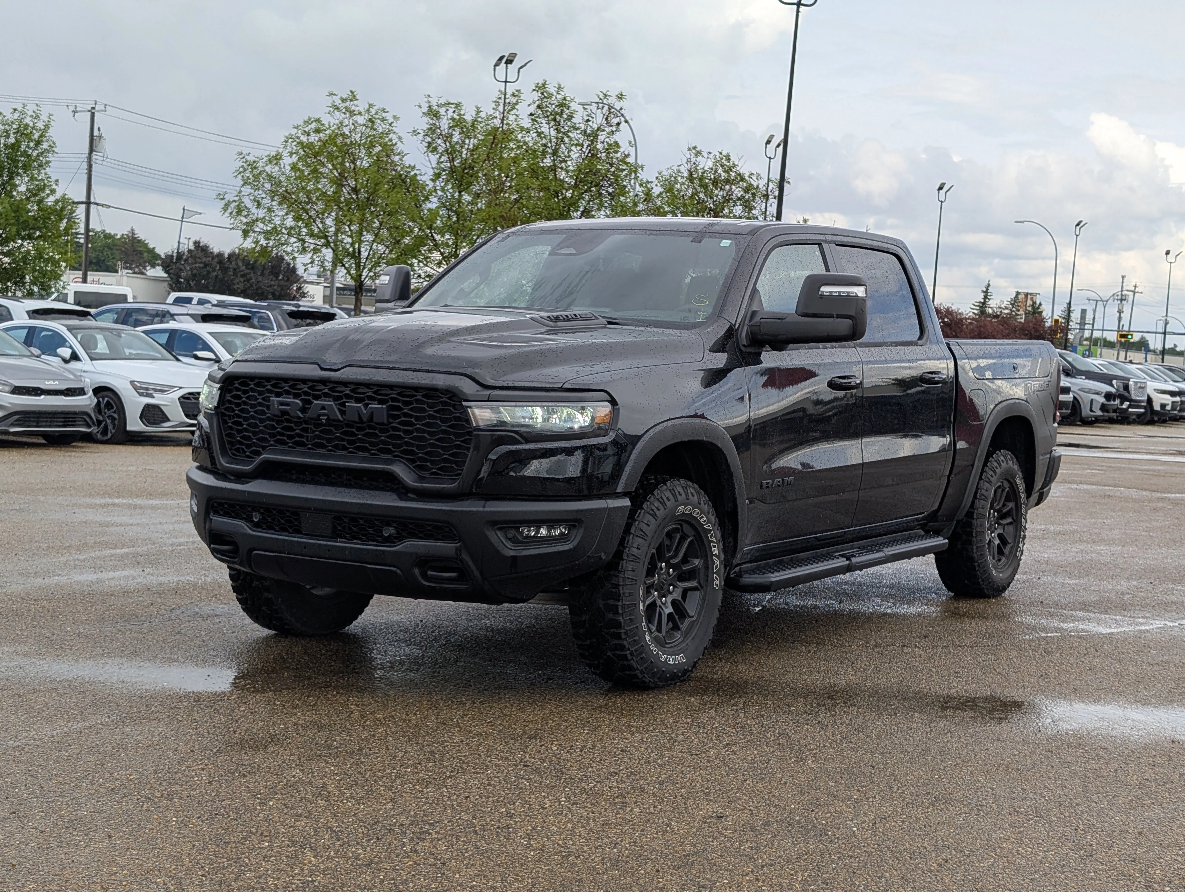 Used 2025 Diamond Black Crystal Pearlcoat Ram Rebel image 2