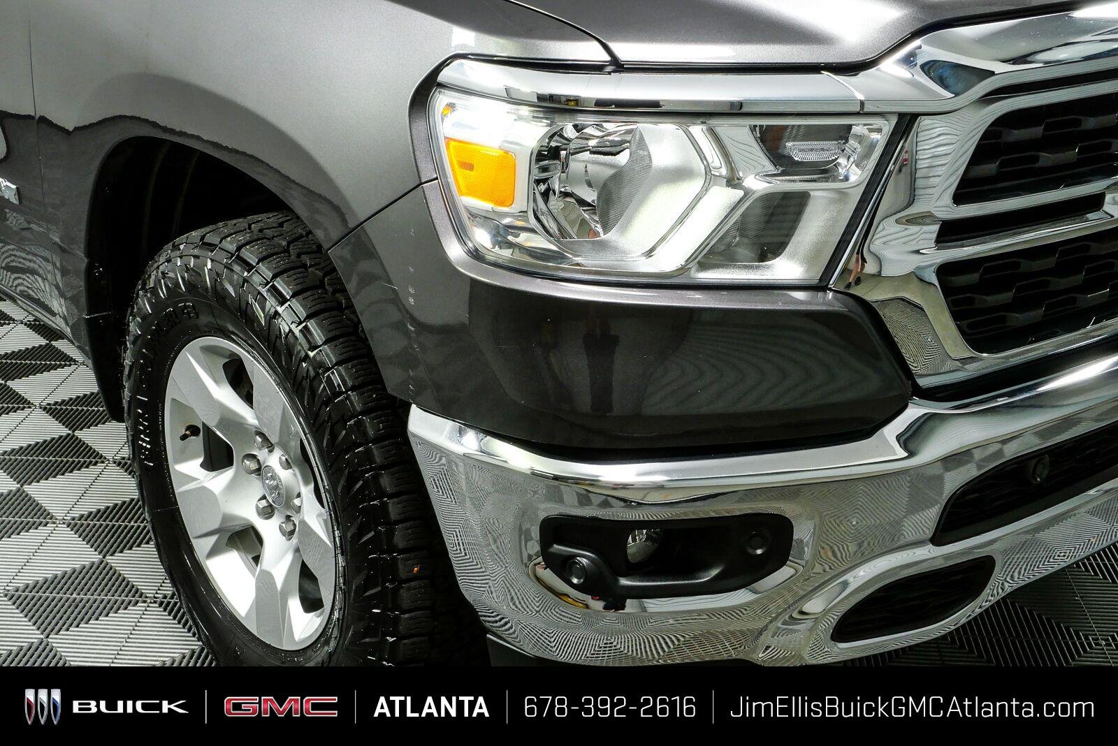 Used 2023 Granite Crystal Metallic Clearcoat Ram Big Horn image 34